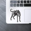 Medium 100mm 'Lurcher' Permanent Sticker Decal for Cars/Windows/Bins/Walls etc (DW00057118)