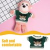 Toyvian Clothes, Doll Clothes Bear Hoodie Sweater Fit 14-18 Inches