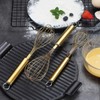Berglander Gold Whisk Pack of 3 Stainless Steel 8",10",12", Titianium