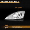 WEELMOTO Headlights Compatible with 2000-2004 Ford Focus, Headlight Assembly Replacement