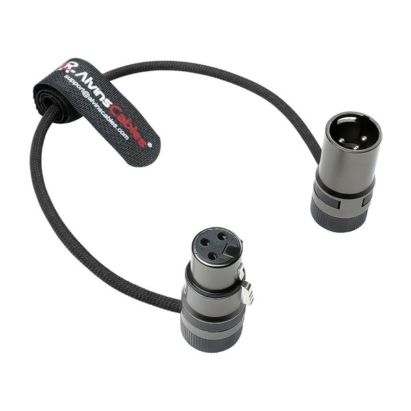 Alvin's Cables Rotatable Low-Profile XLR 3 Pin Male to Female