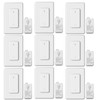 NineLeaf 4PK Wireless Lights Switch and Receiver Kit, No Wiring