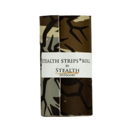 Predator Camo Silencing Tape | Self Adhesive Silencing Fabric | Great for Quieting All of Your Metal Hunting Gear and Accessories (Fall Brown, LG 4" Wide 72" L)