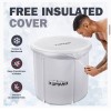 XUMANO Ice Bath Tub Cold Plunge Tub Outdoor, Ice Bath