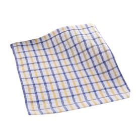 VILLFUL Cotton Yarn Lint- Plaid Dishcloth Non-Stick Kitchen Towel Absorbent Tea Towel Window Glass Cleaning Easy Care