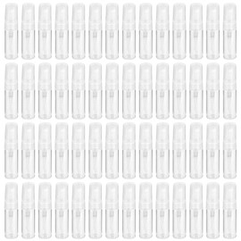 Epicover Mini Spray Bottle, 100 PCS 3ml Refillable Spray Bottles, Mini Clear Glass Perfume Bottles, Empty Tiny Travel Sprayer Pocket Dispenser Refillable Container