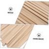 Operitacx 30pcs Square Wooden Sticks for Craft DIY Projects Long
