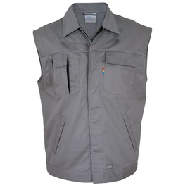 Carson Contrast Work/Utility Gilet Vest, grey, CC700.GS