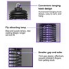 LED Fly Killer Lamp Blue and Purple Light Detachable Electric