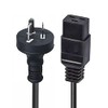 2m Power Cable 10A 3-Pin Plug to IEC C19 Socket