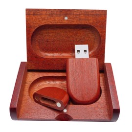 Wooden USB Flash Drives PENDRIVE Thumb Drives U Disk Memory Sticks for Birthday Business Valentine's Day Present (Rosewood USB3.0 32GB)