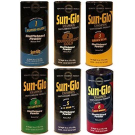 Table Shuffleboard Powder Sand - Sun-Glo Sampler Six-Pack
