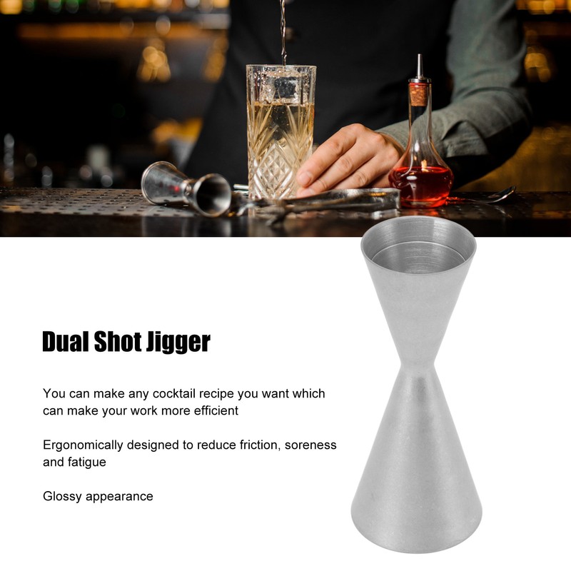 Cocktail Jigger Stainless Steel Integrated Dual Shot Japanese Cocktail Measuring