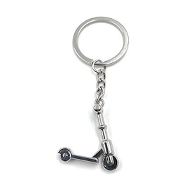 H-Customs Silver Keyring Pendant (Cityroller Scooter Design, Unisex, Modern Style, Keychain)