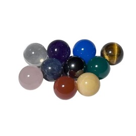 10mm Crystals for Gemstone Boot Tuning Fork Attachment – Combine Sound Healing and Crystal Therapy for Chakra Alignment Energy Flow - Enhanced Biofield Harmonization - MultiColor