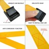 CHUMJOYA 4PCS Tie Down Straps, 1 inch Wide Lashing Straps