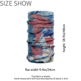 Davnkidom Magic Scarf Bandana Headband Neck Gaiter Balaclava for Women or Men Daily Outfit Outdoor Sports (A08)