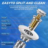 Bathroom Sink Drain Strainer, Pop-up Sink Drain Strainer with Removable