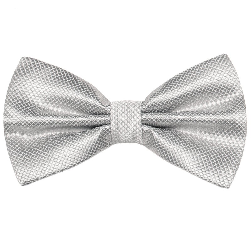 DonDon Men's Adjustable Bow Tie and Pocket Square -
