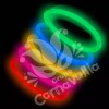 Grupo Carnavallia 100 Pulseras Neón Fosforescente Glow Stick Fiestas Eventos