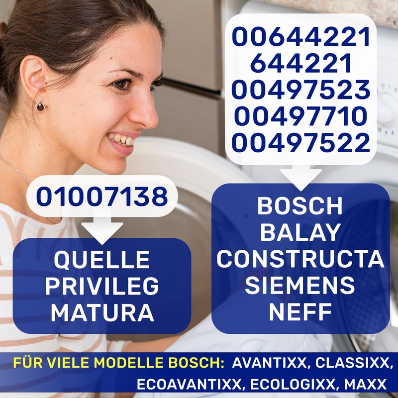 Door Handle for Dryer 225 x 70 x 45 mm