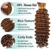 Tuheerst #30 Light Brown Color Human Braiding Hair For Boho