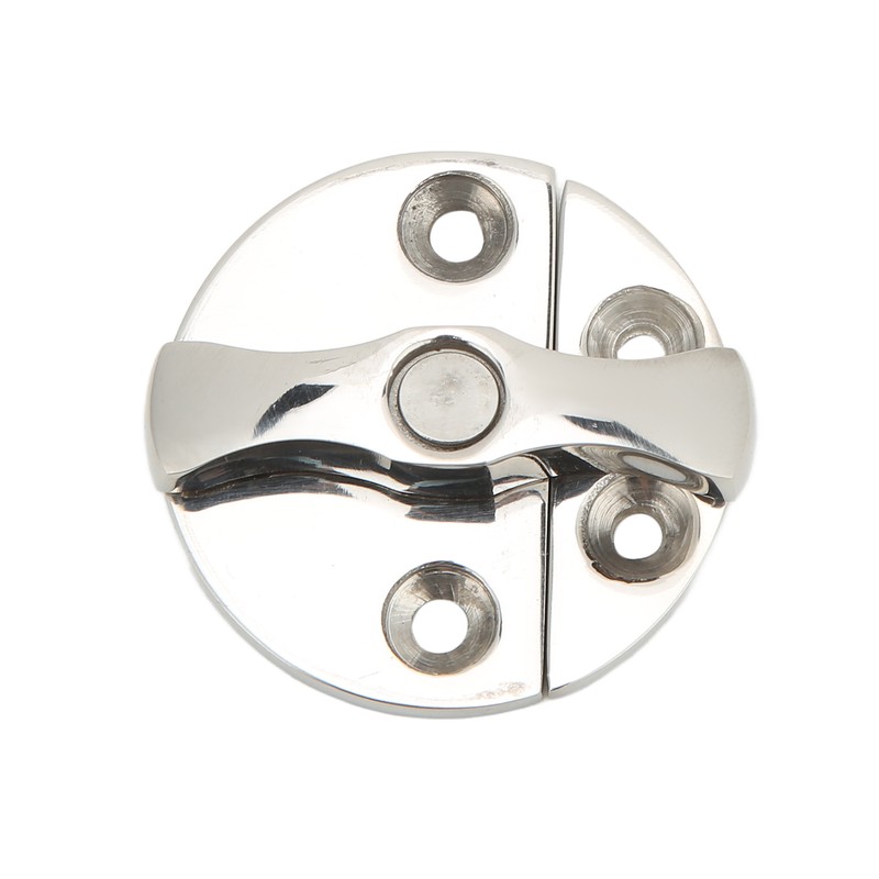 Boat Door Catch Latch Round 45mm 180° Rotation 316 Stainless