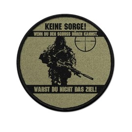 Copytec #26899 Patch German Sharpshooter Sniper Schuss German Army Germany
