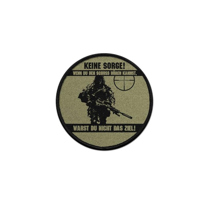 Copytec #26899 Patch German Sharpshooter Sniper Schuss German Army Germany