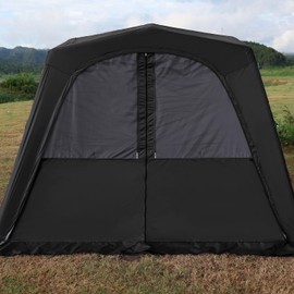 Inflatable Camping Tent Curtain Black