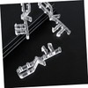 WHAMVOX 12pcs Transparent Curtain Tiebacks Clips for Window Blinds Angle