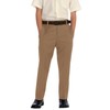 Gioberti Boys Flat Front Dress Pants, Khaki, 18