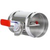 TOP-VIGOR 4 Inch HVAC Duct Manual Volume Backdraft Damper, Full