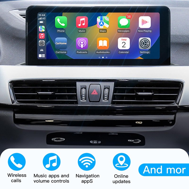 Binnan Android Car Wireless Adapter, Mini Wireless Carplay Adapter 2-in-1,