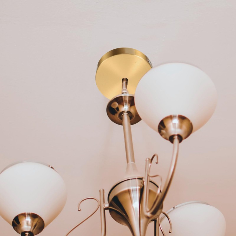 UPKOCH Golden Ceiling Lighting Canopy Kit Ceiling Plate Cover for