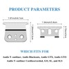 2 Pack T Outliners Blades Compatible with Andis T Outliner