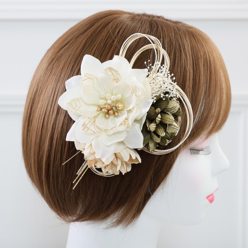 [京都きもの友禅]髪飾り 結婚式 成人式 卒業式 水引 和装 振袖 袴 浴衣 七五三