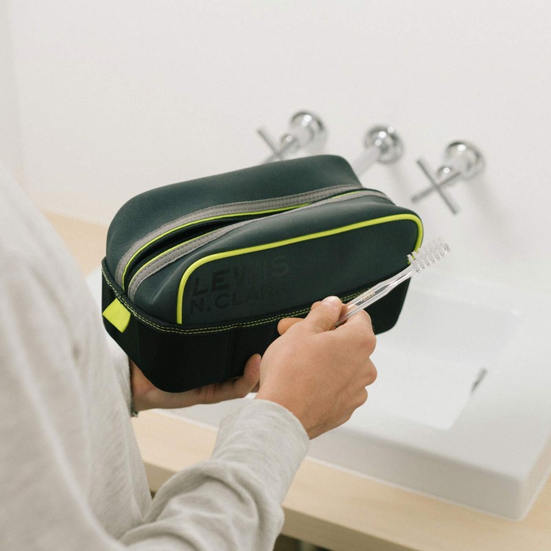 Lewis N. Clark Travelflex Classic Toiletry Kit, Red