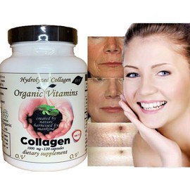 ORGANIC VITAMINS COLLAGEN ORGANIC Hydrolysate with VitaminC ANTIANGING 120