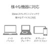 Elecom MS-P08UWH Speaker, USB Powered, 4W, Compact, White
