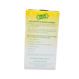 True Lemon Sugar Free, Crystallize, Water Tea Enhancer Powdered Drink Mix, 50 Ct