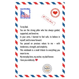 Dad with a Heart of Gold – A Touching Notebook for Fathers** (120 Lined Pages – A Meaningful and Emotional Gift for Dad)