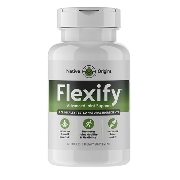 FLEXIFY – Glucosamine with Chondroitin Turmeric MSM Boswellia D3 & Ginger Root