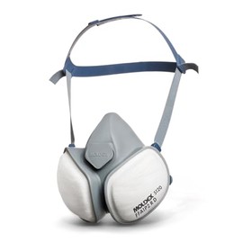 Compact Mask Half Face FFA2P3 R D Lightweight and Comfortable Pack Qty 1
