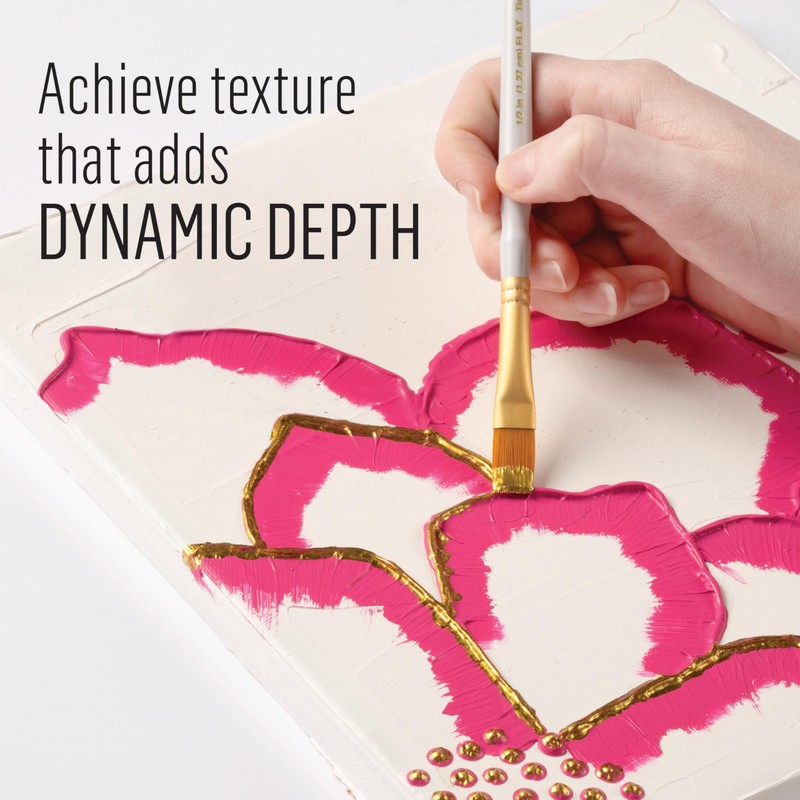 FolkArt Super Thick Acrylic Paint with a Textured Finish, Black,