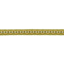 DÉCOPRO 18 Yard Package of 3/8 inch Alexander Collection Decorative Gimp Braid/Gold, Green, Blue/Style# 0038AG / Color: Mermaid - LX04 (54 Ft / 16.5 Meters)