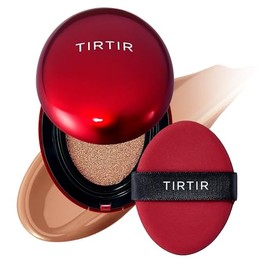 TIRTIR - Base de maquillaje Mask Fit Red Cushion | Cobertura total, ligera, se adapta a la piel, acabado satinado brillante, base acolchada coreana