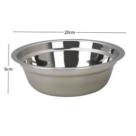 Waikhomes Deep Mixing Bowl, 6-Pack Serving Bowl Stainless Steel, Prep Bowls