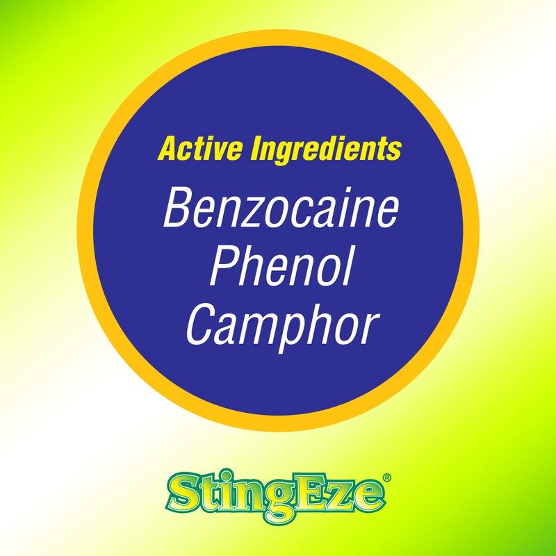 StingEze Original Insect Bite Itch Relief Dauber, 0.5 Ounce, Black