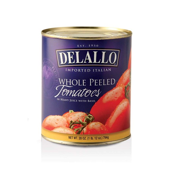 Imported Italian Whole Peeled Plum Tomatoes 28 Ounces (Case of 12)